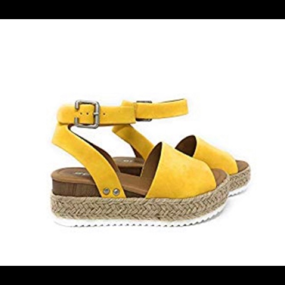 Yellow Soda Sandals
